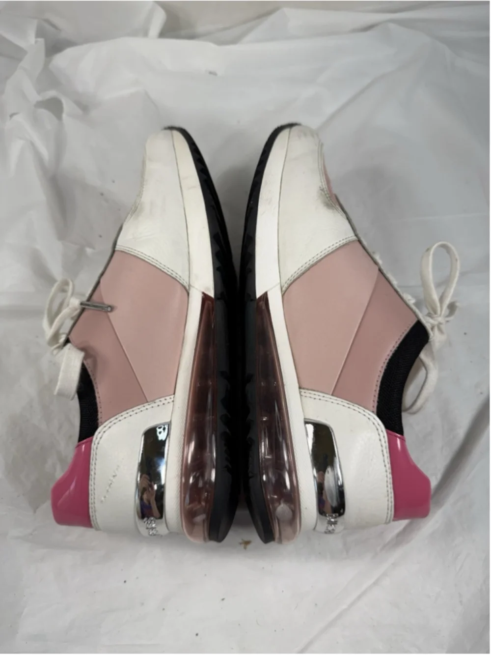 Michael Kors Allie Wrap Trainer Sneakers Smokey Rose Women's Sz 7.5M